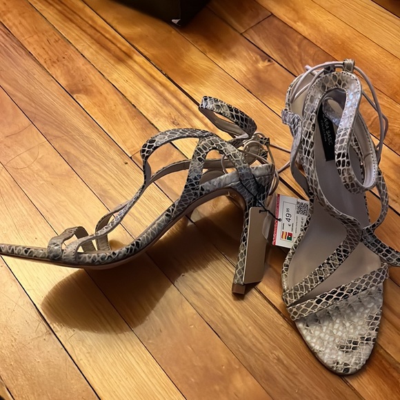 Zara, sandal, beige black - Picture 2 of 3